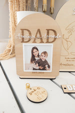 Load image into Gallery viewer, Father’s Day desk photo FRAME Dad  Stand

