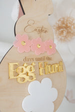 Load image into Gallery viewer, Easter Egg Hunt Countdown Sign Plaque
