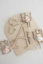 Load image into Gallery viewer, Custom Plywood letter Initial ONLY - Door Sign Wall decor Personalised Name
