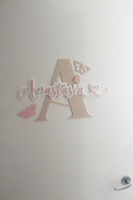 Load image into Gallery viewer, Personalised Bedroom Door Sign Initial &amp; Name
