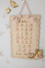 Load image into Gallery viewer, Affirmation Alphabet Board - Fairy Edition
