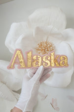 Load image into Gallery viewer, Bundle SET Garden Floral Personalised Name Night Light &amp; Door Sign
