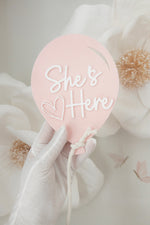 Load image into Gallery viewer, Baby Balloon Girl Boy Announcement
