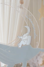Load image into Gallery viewer, Boy riding whale Christmas Tree Ornament
