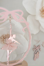 Load image into Gallery viewer, Ballerina Bow Beauty night light SET with Slippers wall decor

