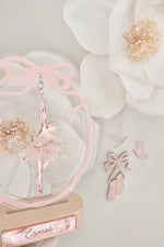 Load image into Gallery viewer, Ballerina Bow Beauty night light SET with Slippers wall decor
