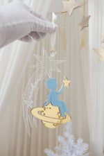 Load image into Gallery viewer, Boy on Saturn 2026 Christmas Tree Ornament
