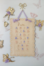 Load image into Gallery viewer, Affirmation Alphabet Board - Letters Pink Tones
