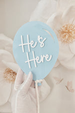 Load image into Gallery viewer, Baby Balloon Girl Boy Announcement
