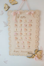 Load image into Gallery viewer, Affirmation Alphabet Board - Fairy Edition
