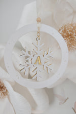 Load image into Gallery viewer, Spinning Snowflake Christmas Tree Ornament
