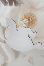 Load image into Gallery viewer, Rocking Horse Bow Christmas Tree Ornament
