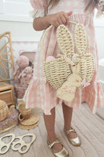 Load image into Gallery viewer, Woven Easter Basket with Personalised Tag
