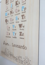 Load image into Gallery viewer, My Affirmation Alphabet - Ocean Waves Blue
