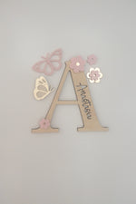 Load image into Gallery viewer, Custom Plywood letter Initial ONLY - Door Sign Wall decor Personalised Name
