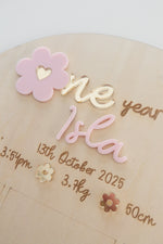 Load image into Gallery viewer, Daisy First Birthday Photo Board
