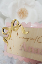 Load image into Gallery viewer, Crate Christmas fairy delivery plaque
