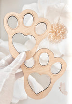 Load image into Gallery viewer, Easter Bunny Heart Paw Prints Stencil Footprints
