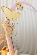 Load image into Gallery viewer, Affirmation Mirror Personalised - Butterflies &amp; Fairy
