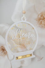 Load image into Gallery viewer, 2026 Sparkling Gold Snow globe Christmas Tree Ornament
