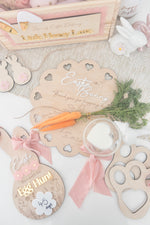 Load image into Gallery viewer, Easter Bunny Board Sweet Scalloped Hearts
