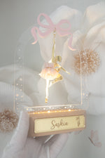 Load image into Gallery viewer, Ballerina Bow Beauty night light with Star Arch
