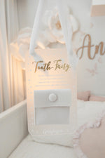 Load image into Gallery viewer, Personalised Tooth Fairy hanging door sign
