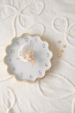 Load image into Gallery viewer, Gold Wavy Ballerina Tutu Clock LE
