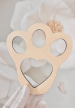 Load image into Gallery viewer, Easter Bunny Heart Paw Prints Stencil Footprints
