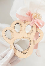 Load image into Gallery viewer, Easter Bunny Heart Paw Prints Stencil Footprints
