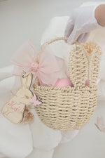 Load image into Gallery viewer, Woven Easter Basket with Personalised Tag
