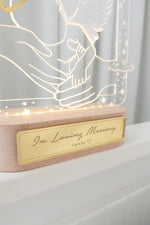 Load image into Gallery viewer, Baby Loss Gone too soon LED Night Light Baby Angel
