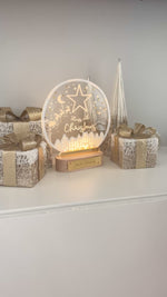 Load and play video in Gallery viewer, Christmas Count Down Snowglobe Nightlight
