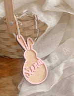 Load image into Gallery viewer, Easter personalised bunny tag
